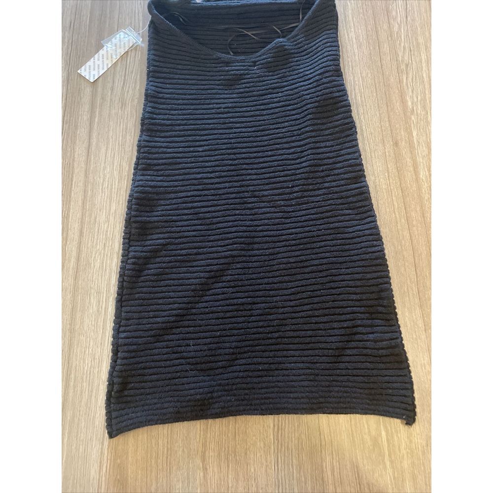 Urban Outfitters UO Claudia Cut-In Mock Neck Sweater Dress Black XS MSRP $59 NWT - Picture 11 of 14
